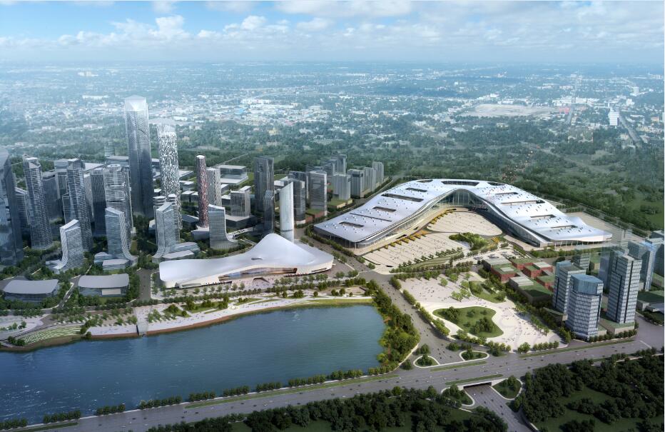 中國西部國際博覽城(成都)外觀圖